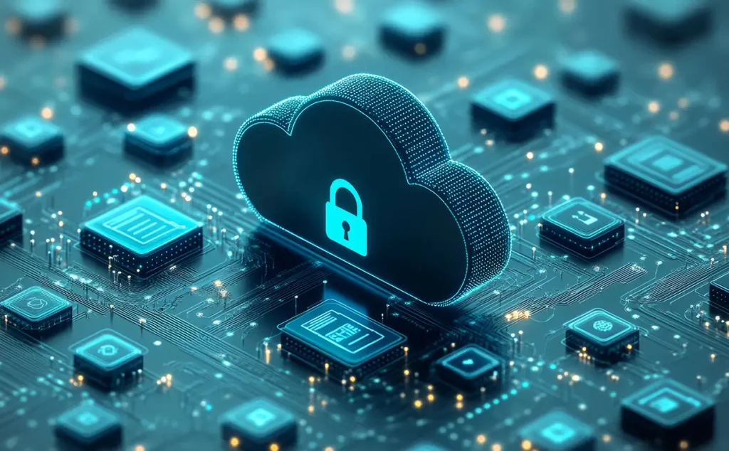 Imagen de ciberseguridad cloud